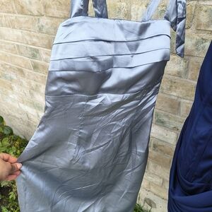 Elegant Silver Mini Dress